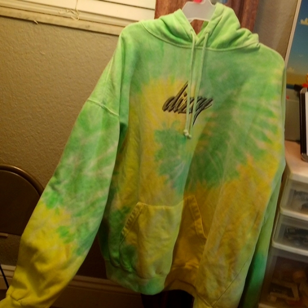 Tana (Green & Yellow) "dizzy" sweatshirt         (for men)